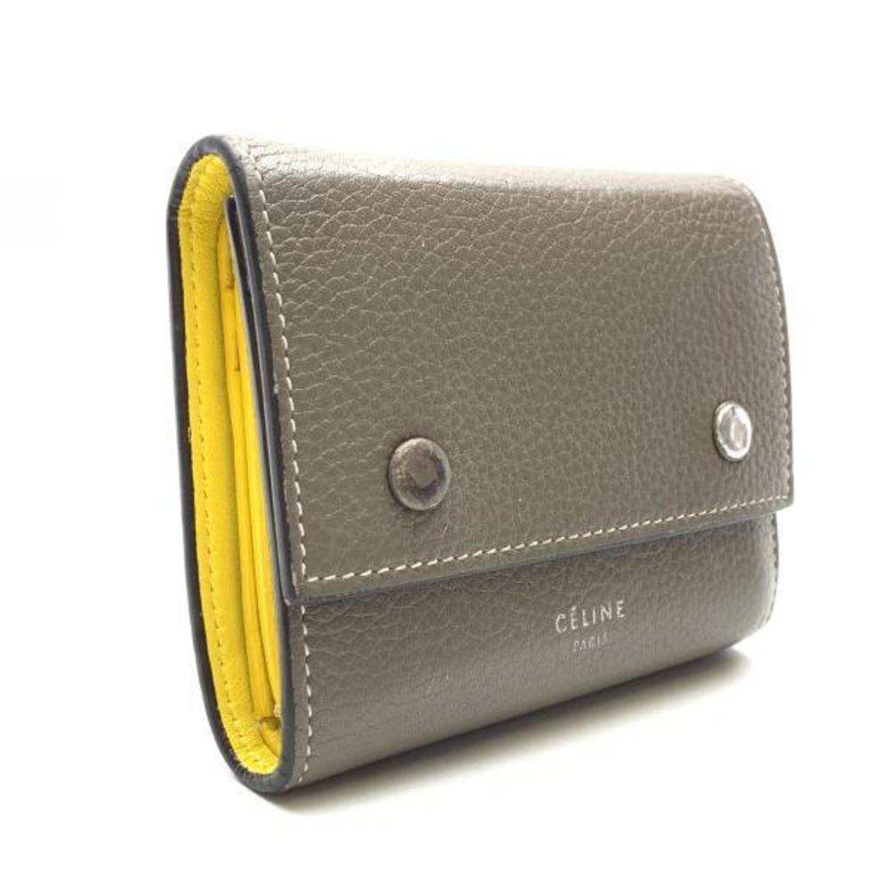 Celine Bicolor Leather Multi-Function Compact Wal… - image 2